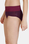 Zivame Anti-Microbial High Rise Full Coverage Tummy Tucker Hipster Panty (Pack of 2) - Multicolor — thumbnail 7